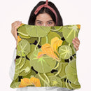 Lily Pads Throw Pillow By Howie Green - All About Vibe
