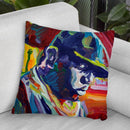 Biggie Smalls Throw Pillow By Howie Green - All About Vibe