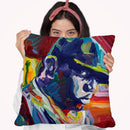 Biggie Smalls Throw Pillow By Howie Green - All About Vibe