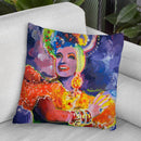 Carmen Miranda 2 Throw Pillow By Howie Green - All About Vibe