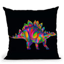Stegosaurus Throw Pillow By Bob Weer - All About Vibe