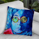 John Lennon 2 Throw Pillow By Howie Green - All About Vibe