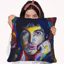 Paul Mccartney Throw Pillow By Howie Green - All About Vibe