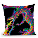 Fantasy Dragon Throw Pillow By Bob Weer - All About Vibe