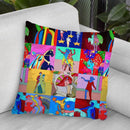 Beatles-Yellow-Sub-Ladies Throw Pillow By Howie Green - All About Vibe