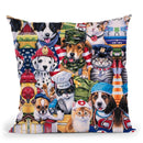 Working Paws Throw Pillow By Jenny Newland - All About Vibe