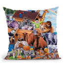 NoahÕS Ark Throw Pillow By Jenny Newland - All About Vibe