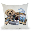 Sweet Puppy Tales Throw Pillow By Jenny Newland - All About Vibe