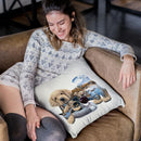 Sweet Puppy Tales Throw Pillow By Jenny Newland - All About Vibe