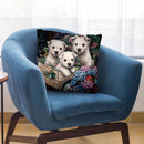 Lovable Westies Throw Pillow By Jenny Newland - All About Vibe