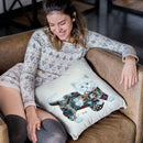 Kitten Tales Throw Pillow By Jenny Newland - All About Vibe
