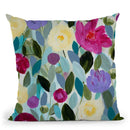 Tranquility Blooms Throw Pillow By Carrie Schmitt - All About Vibe