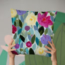 Tranquility Blooms Throw Pillow By Carrie Schmitt - All About Vibe