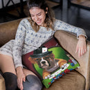 Poker Dogs 2 Throw Pillow By Jenny Newland - All About Vibe