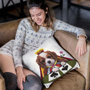 Queen Of Spades Throw Pillow By Jenny Newland - All About Vibe