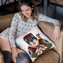 Jack Of Diamonds Throw Pillow By Jenny Newland - All About Vibe