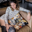 Kitty Bakery Throw Pillow By Jenny Newland - All About Vibe