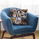 Working Puppies Throw Pillow By Jenny Newland - All About Vibe