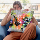 Word Throw Pillow By Taka Sudo - All About Vibe
