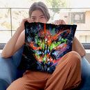 Land Throw Pillow By Taka Sudo - All About Vibe