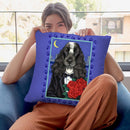 Cocker Spaniel Tuxedo Throw Pillow By Tomoyo Pitcher - All About Vibe