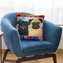Summer Border Throw Pillow By Tomoyo Pitcher - All About Vibe