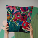 Las Floras Throw Pillow By Carrie Schmitt - All About Vibe