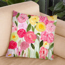 Margaret'S Flowers Throw Pillow By Carrie Schmitt - All About Vibe