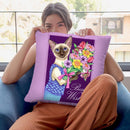 Siamese Flowers Throw Pillow By Tomoyo Pitcher - All About Vibe
