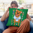 Pitbull Graphic Style Throw Pillow By Tomoyo Pitcher - All About Vibe
