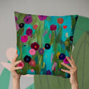 Time To Bloom Throw Pillow By Carrie Schmitt - All About Vibe