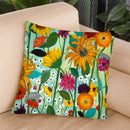 Sunflower House Throw Pillow By Carrie Schmitt - All About Vibe