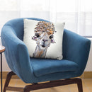 Alpaca Angel Throw Pillow By Hippie Hound Studios - All About Vibe