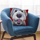 Golden Doodle Expressive Throw Pillow By Hippie Hound Studios - All About Vibe