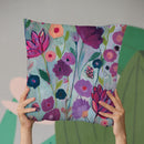 Lilac Throw Pillow By Carrie Schmitt - All About Vibe