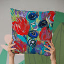 Savasana Throw Pillow By Carrie Schmitt - All About Vibe