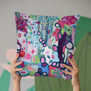 In The Flow Throw Pillow By Carrie Schmitt - All About Vibe