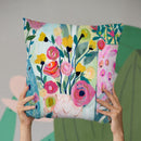 Vase Of Love Throw Pillow By Carrie Schmitt - All About Vibe