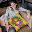 Bodhichitta Buddha Throw Pillow By Chris Dyer - All About Vibe