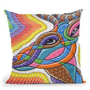Clear Deer Throw Pillow By Chris Dyer - All About Vibe
