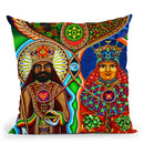 King N Queen Throw Pillow By Chris Dyer - All About Vibe