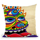 One God Throw Pillow By Chris Dyer - All About Vibe