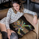 Skatebotron The Giant Robot Throw Pillow By Chris Dyer - All About Vibe