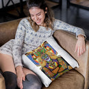 Steven Beyer Digital Portrait Throw Pillow By Chris Dyer - All About Vibe