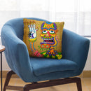 The Clown Is A Wiseman In Disguise Throw Pillow By Chris Dyer - All About Vibe