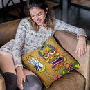 The Clown Is A Wiseman In Disguise Throw Pillow By Chris Dyer - All About Vibe