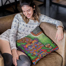 The Divine Comedian Web Throw Pillow By Chris Dyer - All About Vibe