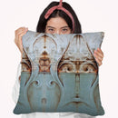 Mozart Sounds Throw Pillow By Ch Studios - All About Vibe