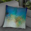Blue Sands Throw Pillow By Ch Studios - All About Vibe