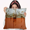 Mozart Orange Throw Pillow By Ch Studios - All About Vibe